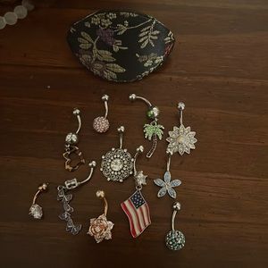 Belly button ring bundle